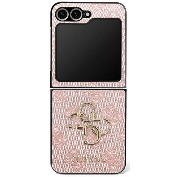 GUESS futerał do SAMSUNG Z FLIP7 GUHCZF74GMGPI (PU Leather 4G Metal Logo) różowy