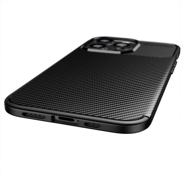 Futerał do iPhone 14 PRO MAX  Carbon Premium czarny
