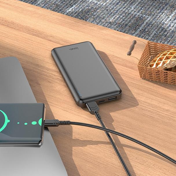 Powerbank Hoco 10000 mAh 2,1A J100 czarny