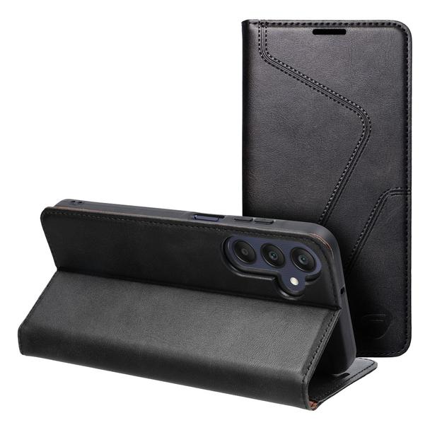Pokrowiec na Samsung A25 5G Forcell F-Protect RFID Blocker Book czarny