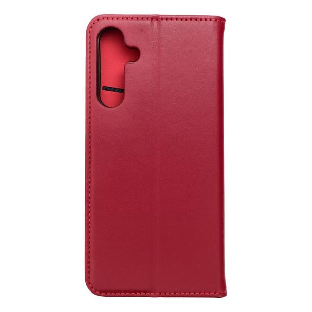 Etui z klapką na Samsung A16 5G Smart Pro Book skórzane bordowe