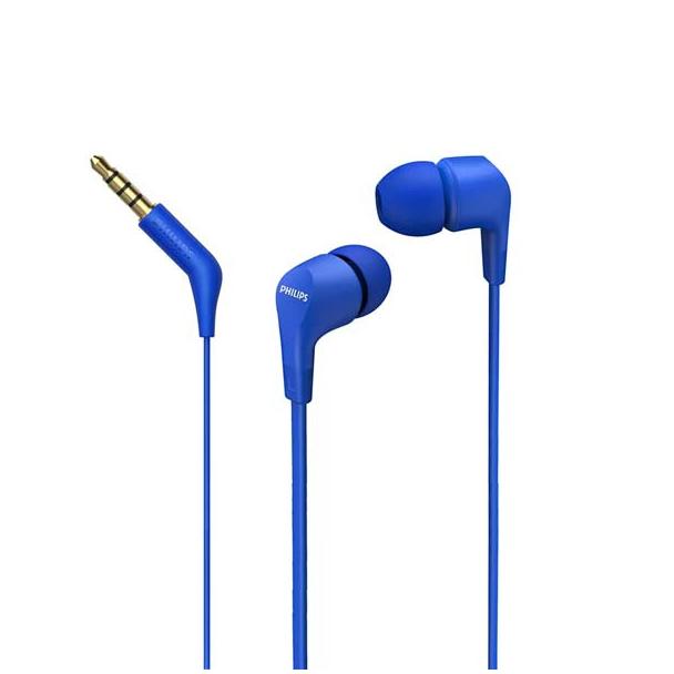 Słuchawki przewodowe douszne Jack 3,5 mm Philips TTAE1105BL niebieskie