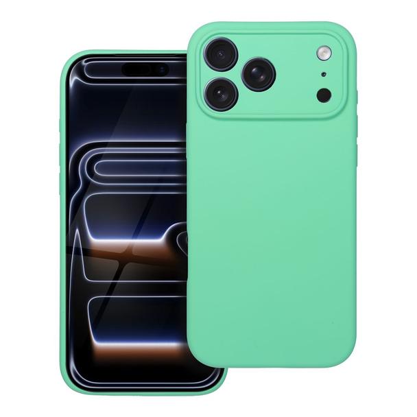 Futerał do iPhone 17 PRO MAX Silicone 2mm zgodny z MagSafe miętowy
