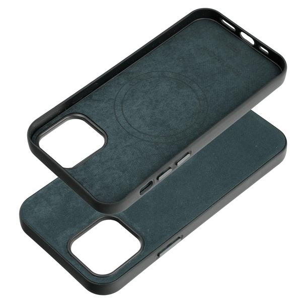 Futerał WOVEN MAG COVER kompatybilny z MagSafe do IPHONE 12 / 12 Pro zielony