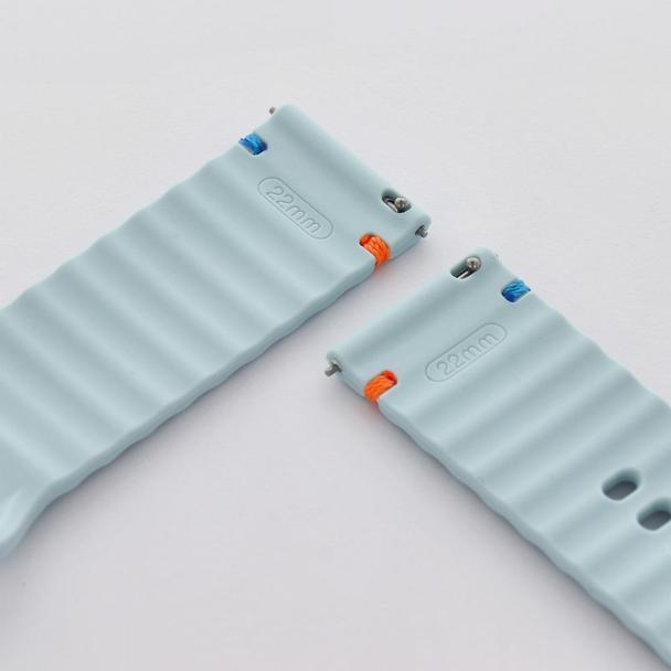 Pasek do zegarka 22 mm Titmo Strap S3 silicone jasny niebieski
