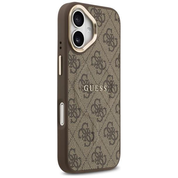 GUESS futerał do IPHONE 17 kompatybilny z MagSafe GUHMP17SP4MSEGCW (PU 4G W/ Classic) brązowy
