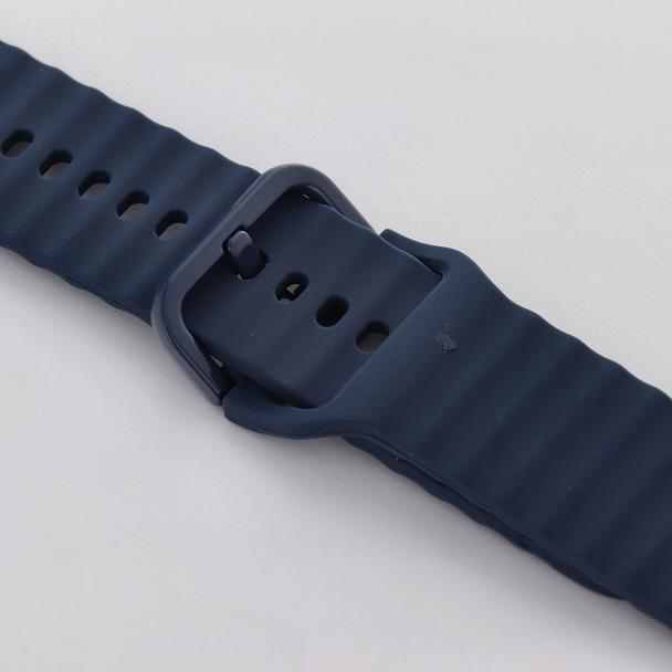 Pasek do zegarka 22 mm Titmo Strap S3 silicone ciemny niebieski