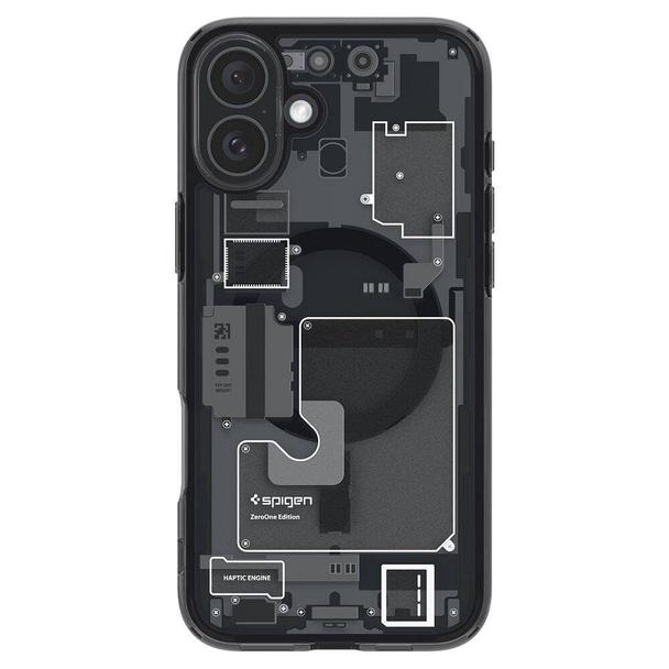 SPIGEN futerał ULTRA HYBRID MAG kompatybilny z MagSafe do IPHONE 16 zero one