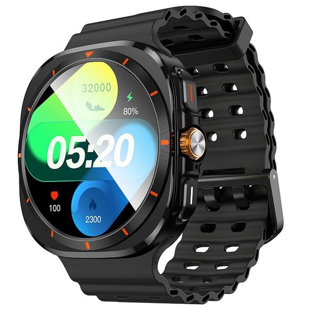 Smartwatch Hoco 1,5" TFT GPS z funkcją rozmowy Y29 czarny