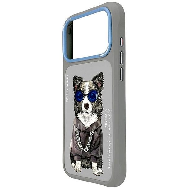 NIMMY futerał GLASSES COOL DOG do IPHONE 18 Pro Max/17 Pro Max szary