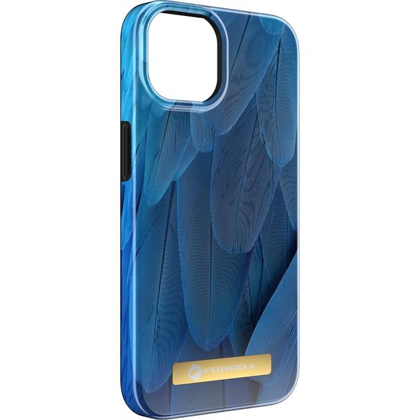 Etui na iPhone 14 PLUS Forcell F-Protect Mirage zgodne z MagSafe blue bird