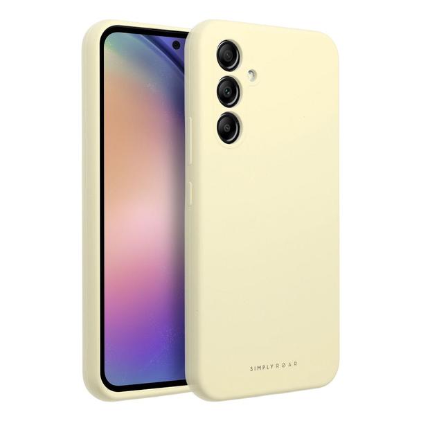 ROAR futerał CLOUD SKIN do SAMSUNG A54 5G Jasnożółty