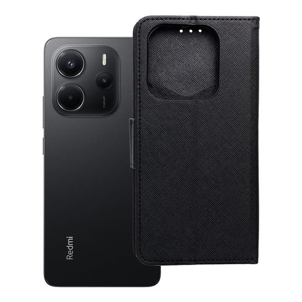 Etui z klapką na Xiaomi Redmi NOTE 14 4G Fancy Book czarne