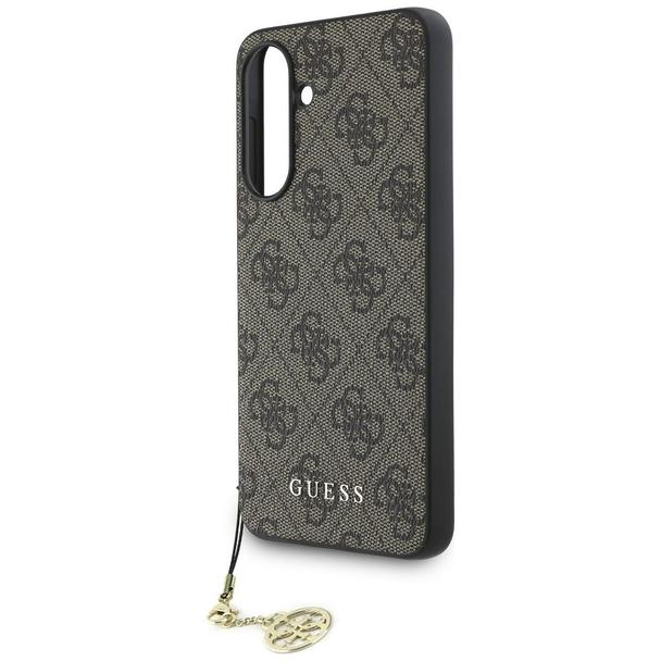 GUESS futerał do SAMSUNG A36 GUHCSA36GF4GBR (PU 4G Charm) brązowy
