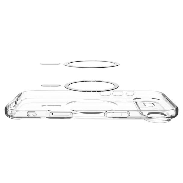 SPIGEN futerał ULTRA HYBRID MAG kompatybilny z MagSafe do IPHONE 17 Air clear gold