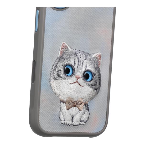 NIMMY futerał BIG EYED PET 2.0 Cat do IPHONE 17 szary
