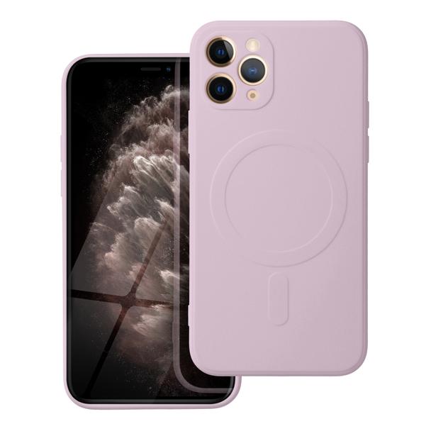 Futerał do iPhone 11 PRO Silicone Mag Cover zgodny z MagSafe różowy