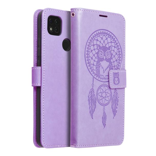 Etui z klapką Mezzo Book na Xiaomi Redmi 10C łapacz snów fioletowy