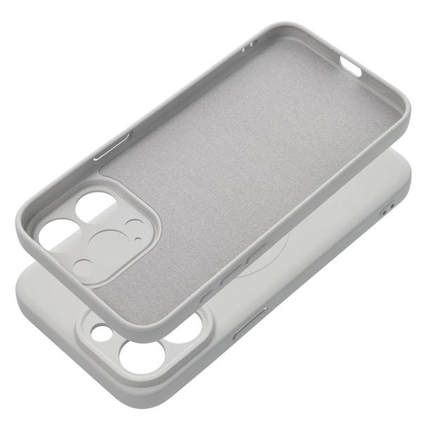 Futerał do iPhone 15 PRO MAX Silicone Mag Cover zgodny z MagSafe tytanowy