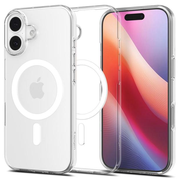 SPIGEN futerał LIQUID CRYSTAL MAG MAGSAFE IPHONE 17 CLEAR/WHITE