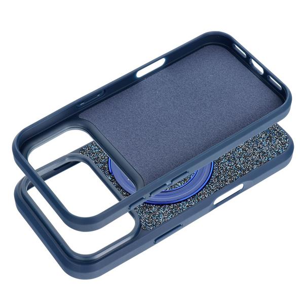 Etui na iPhone 18 Pro / 17 Pro Quartz Circle Stand Mag Cover granatowe