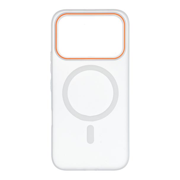 Etui na Honor 600 / 600 PRO Go Orange zgodne z MagSafe transparentne