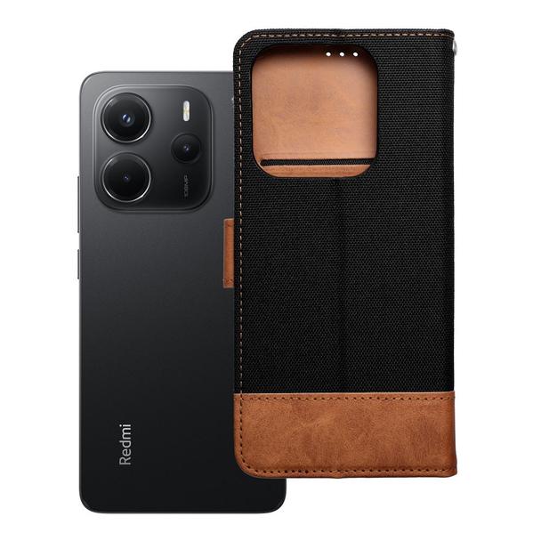 Etui z klapką na Xiaomi Redmi NOTE 14 5G Jeans Book czarne