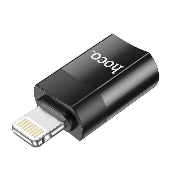 Adapter USB C do Lightning Hoco UA17 czarny