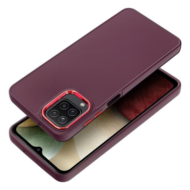 Futerał do Samsung A12 / M12 Frame fioletowy