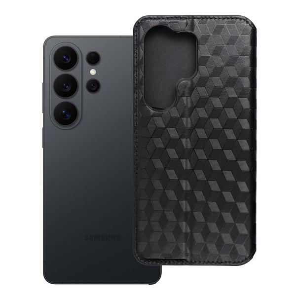 Etui z klapką na Motorola G57 POWER Cubic Book czarne