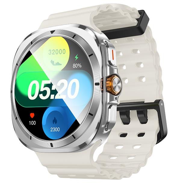 Smartwatch Hoco 1,5" TFT GPS z funkcją rozmowy Y29 srebrny