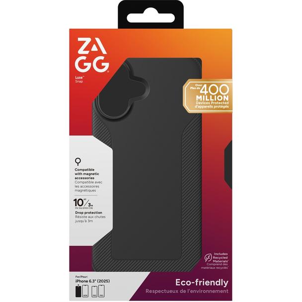ZAGG futerał LUXE SNAP kompatybilny z MagSafe do IPHONE 17 black