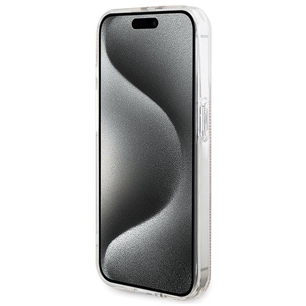 GUESS futerał do IPHONE 14 Pro Max GUHCP14XH4PSEGP (4G Gold  Stripe) różowy