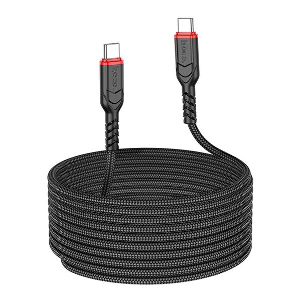 Kabel USB C do USB C Hoco 3A 60W 3 m X59 czarny