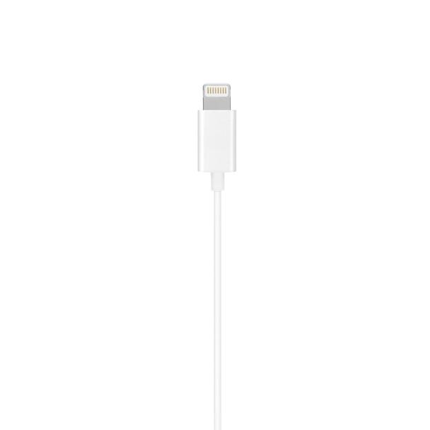 Słuchawki przewodowe Lightning z mikrofonem NEW BOX HR-ME25 białe