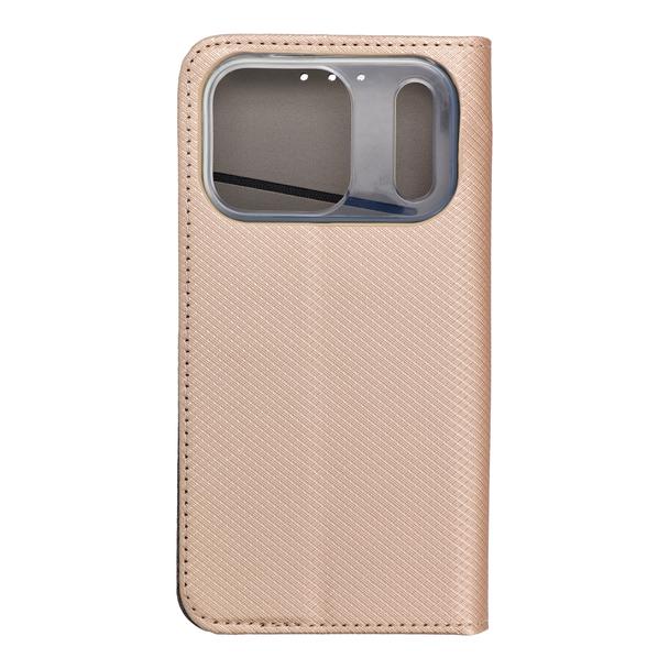 Etui z klapką na iPhone 17 PRO Smart Case Book złote