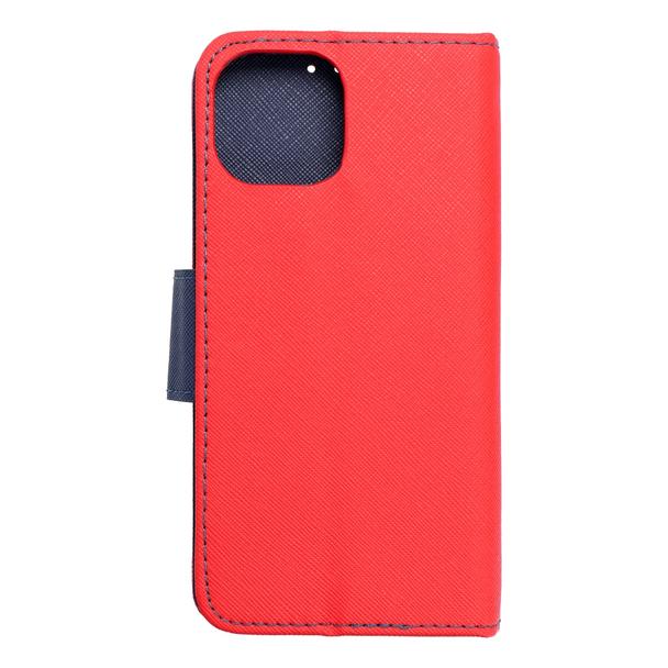 Etui z klapką na iPhone 15 Fancy Book czerwono-granatowe