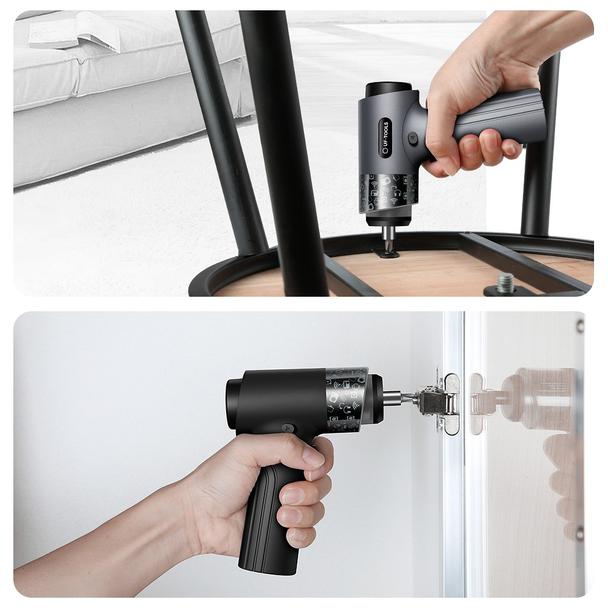 UF-TOOLS - Wkrętarka elektryczna ze zmiennym zakresem mocy i zestawem bitów 36w1