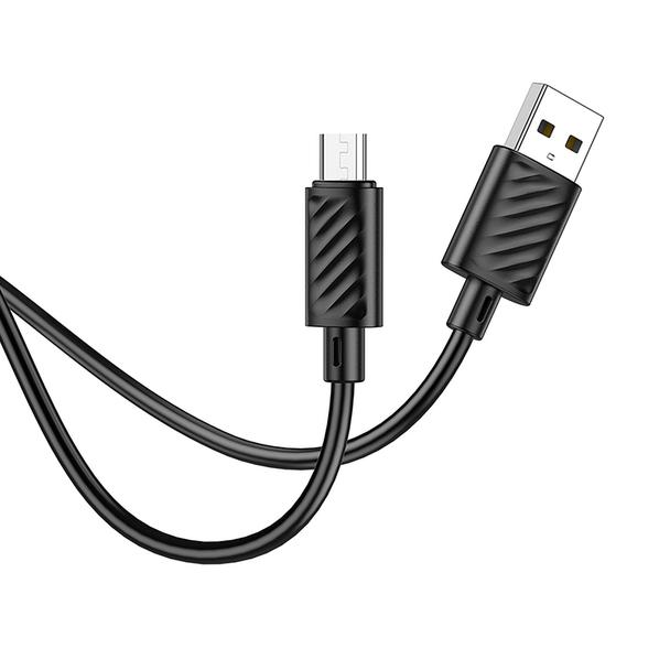 Kabel USB A do Micro USB Hoco 2,4A 1 m X88 czarny