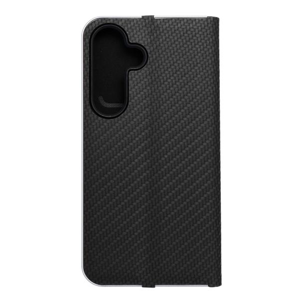Etui z klapką na Samsung S25 PLUS Luna Book Carbon czarne