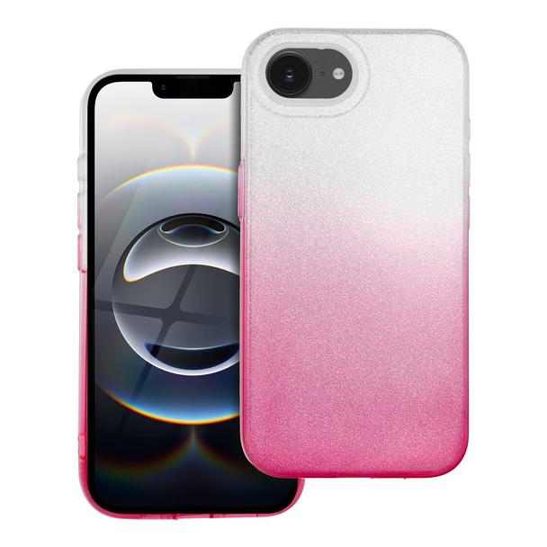 Futerał do iPhone 16e (SE 4 2025) / 17e Shining transparentny różowy
