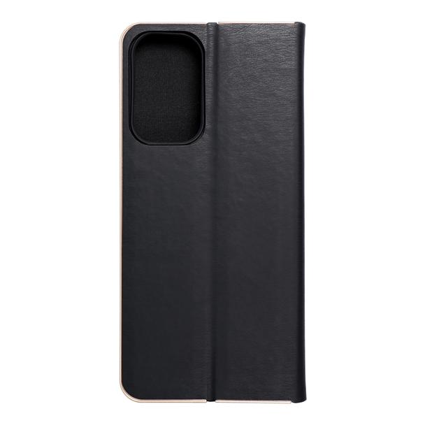 Etui z klapką na Samsung A23 5G Luna Book Gold czarne