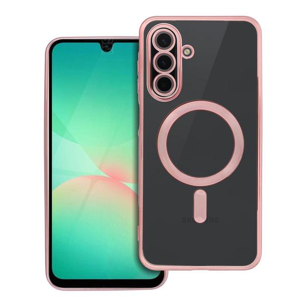 Futerał do Samsung A26 Electro Mag Cover zgodny z MagSafe złoty róż