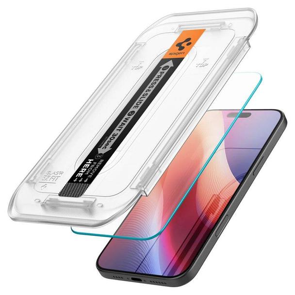 SPIGEN szkło hartowane GLAS.TR ”EZ FIT” do IPHONE 16 Pro Max clear