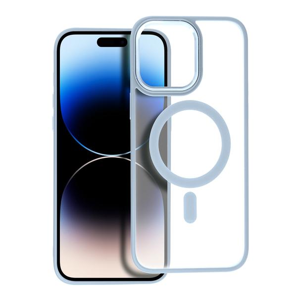 Futerał MATTE MAG COVER kompatybilny z MagSafe do IPHONE 14 Pro niebieski