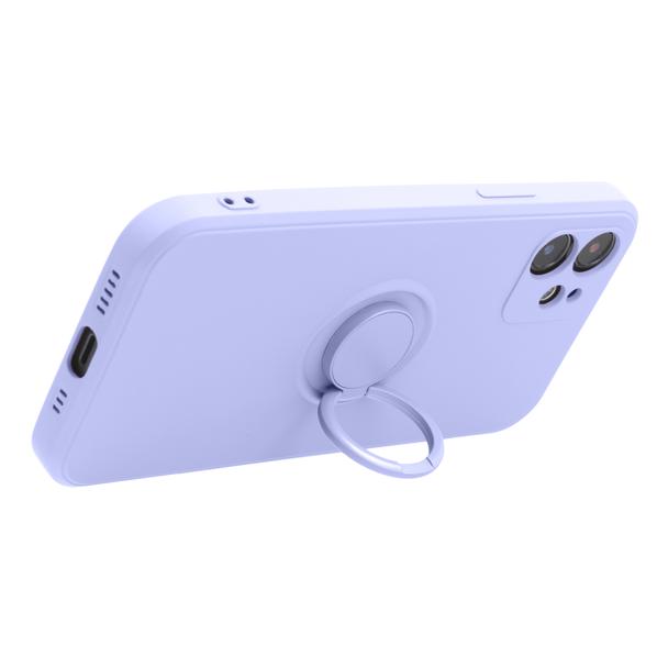 Futerał do iPhone 7 / 8 / SE 2020 / SE 2022 Silicone Ring fioletowy