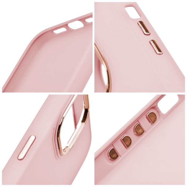 Etui na iPhone 17 Pro Max / 18 Pro Max Frame pudrowy róż