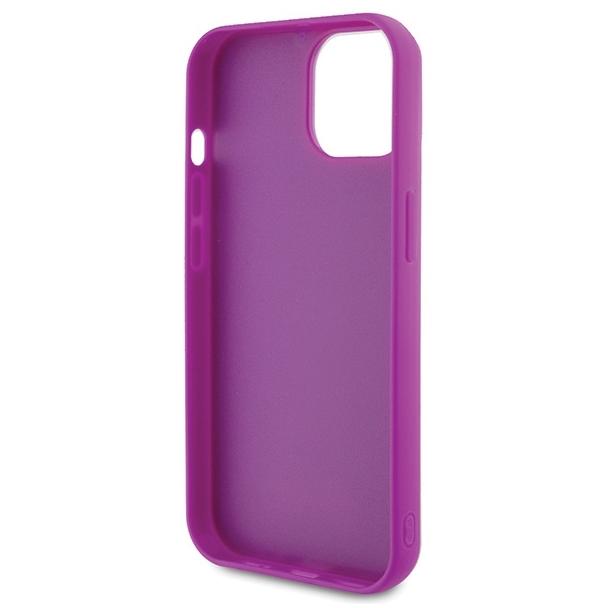 GUESS futerał do IPHONE 13 / 14 / 15 GUHCP15SPMSDGSF (Disco Metal Script) fuksja