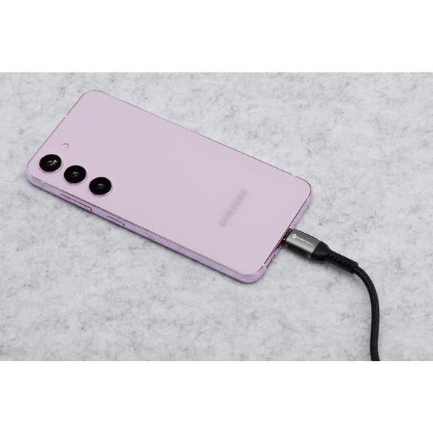 Kabel USB-C do USB-C Forcell F-Energy QC4.0 PD 5A 100W Cafule 0,25 m C260 czarny