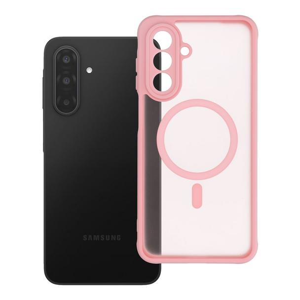 Futerał do Samsung A17 Full Matte Mag Cover zgodny z MagSafe jasnoróżowy